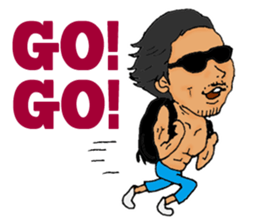 MUSCLE GREAT SATAN! sticker #3458443