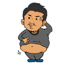 MUSCLE GREAT SATAN! sticker #3458449