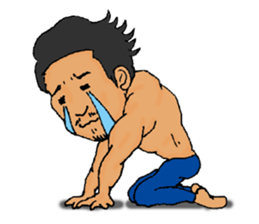 MUSCLE GREAT SATAN! sticker #3458450