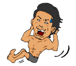 MUSCLE GREAT SATAN! sticker #3458454