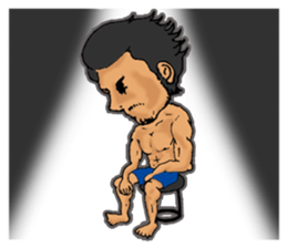 MUSCLE GREAT SATAN! sticker #3458456