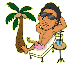 MUSCLE GREAT SATAN! sticker #3458466