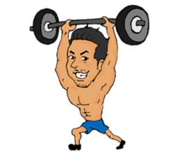 MUSCLE GREAT SATAN! sticker #3458470