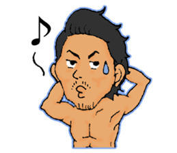 MUSCLE GREAT SATAN! sticker #3458471