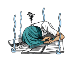 trendy girls sticker #3458642