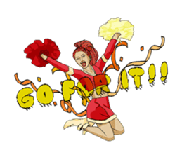 trendy girls sticker #3458659