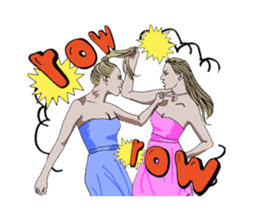 trendy girls sticker #3458660