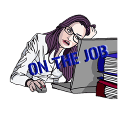 trendy girls sticker #3458664