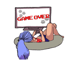 trendy girls sticker #3458665