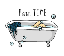 trendy girls sticker #3458667