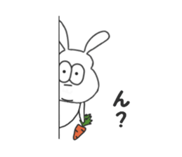 Thick rabbit3 sticker #3458721