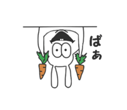 Thick rabbit3 sticker #3458722