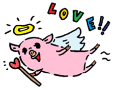 Baby pig Second edition sticker #3458760