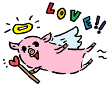 Baby pig Second edition sticker #3458760