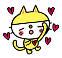 The easygoing cat (World) sticker #3459120