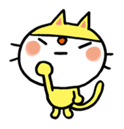 The easygoing cat (World) sticker #3459126