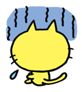 The easygoing cat (World) sticker #3459131