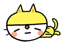 The easygoing cat (World) sticker #3459132