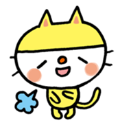 The easygoing cat (World) sticker #3459134