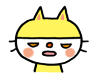 The easygoing cat (World) sticker #3459135