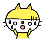 The easygoing cat (World) sticker #3459136