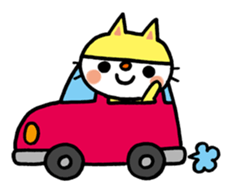 The easygoing cat (World) sticker #3459140