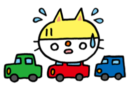 The easygoing cat (World) sticker #3459143