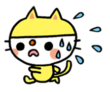 The easygoing cat (World) sticker #3459145