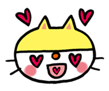 The easygoing cat (World) sticker #3459152