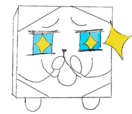 Bean-jam-filled wafers dog's daily sticker #3459442