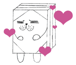 Bean-jam-filled wafers dog's daily sticker #3459464