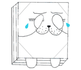 Bean-jam-filled wafers dog's daily sticker #3459466