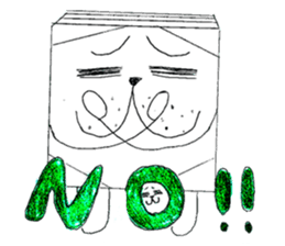 Bean-jam-filled wafers dog's daily sticker #3459472