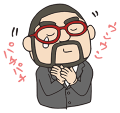 Higemeganekun4 sticker #3460140