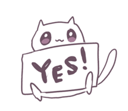 this Sticker is cute cat sticker #3460643