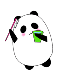 Spoiled panda sticker #3460961