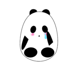 Spoiled panda sticker #3460979