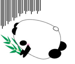 Spoiled panda sticker #3460989
