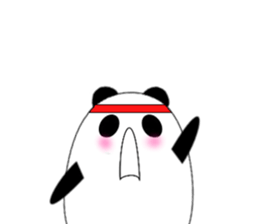 Spoiled panda sticker #3460993