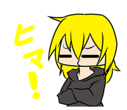 Cute Scornful Eyes Girl sticker #3461240