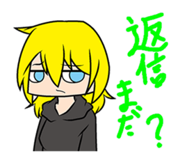 Cute Scornful Eyes Girl sticker #3461242