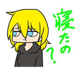 Cute Scornful Eyes Girl sticker #3461243