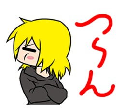 Cute Scornful Eyes Girl sticker #3461251