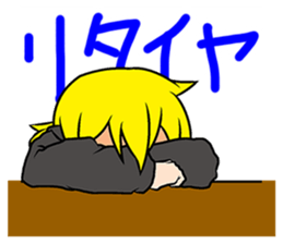 Cute Scornful Eyes Girl sticker #3461263