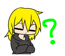 Cute Scornful Eyes Girl sticker #3461265