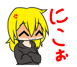 Cute Scornful Eyes Girl sticker #3461273