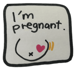 maternity situation sticker sticker #3461629
