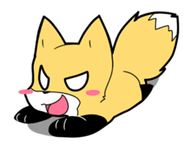 Knee high fox sticker #3461761