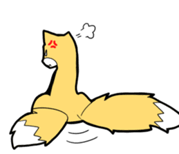 Knee high fox sticker #3461764