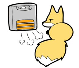 Knee high fox sticker #3461778